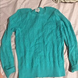 St. John's Bay Turquoise Cable Knit Sweater